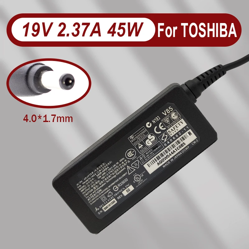 

19V 2.37A 45W SADP-45KB A 4.0*1.7mm AC Laptop Adapter Charger for TOSHIBA Satellite PA-1750-04 PA-1750-01 PA-1750-24 PA-1750-09