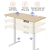Height Adjustable Electric Standing Desk Sitting Desk Motion Desk For Home Office Protection Ergonomic Cervix Lower Spine 6