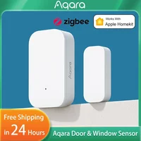 Aqara Smart Door Window Sensor Zigbee Mini Door Sensor Wireless Connection Alarm Smart Home Matter HomeKit for Mijia Mi Home APP