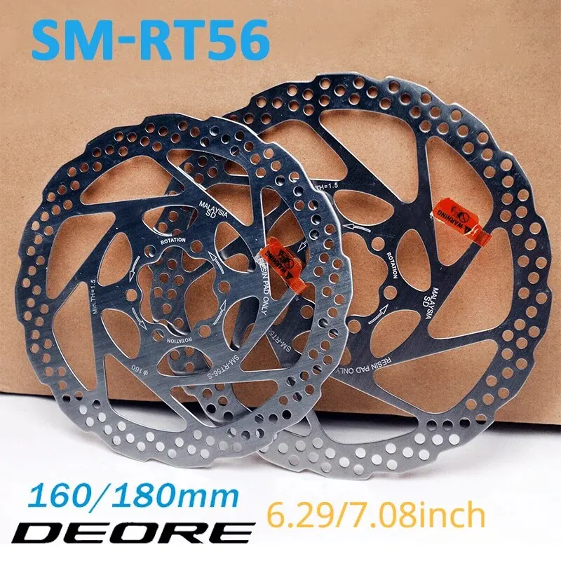 Rotor de freno de disco SM RT56 para bicicleta de montaña y carretera, piezas de 160mm, 180mm, SM-RT56