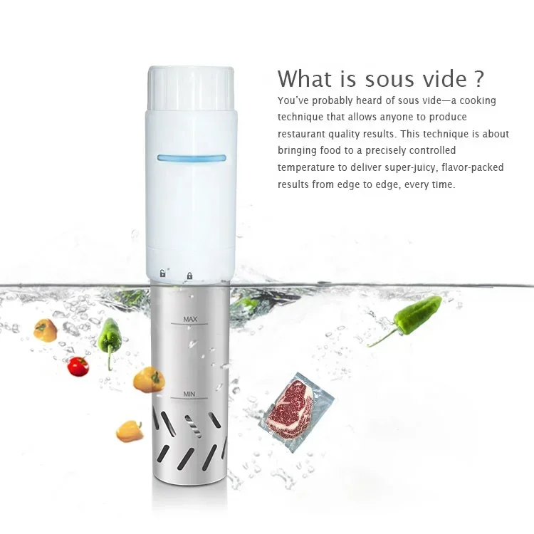 Immersion circulator electric slow cooker sous vide machine multi cooker stick kitchen appliances with DIY recipes