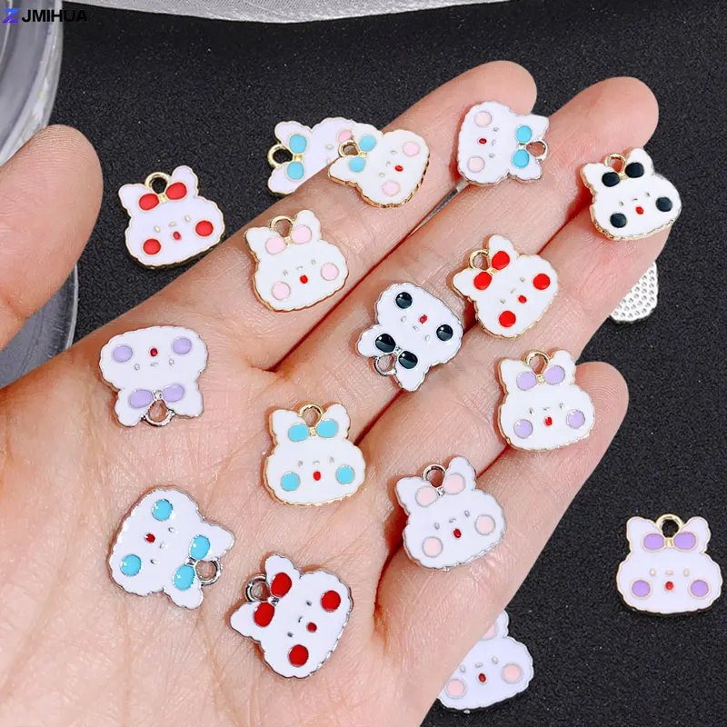 

Эмалированные Подвески для изготовления ювелирных изделий, различные цвета, 15 шт., компоненты «сделай сам», серьги ручной работы, подвески, аксессуары