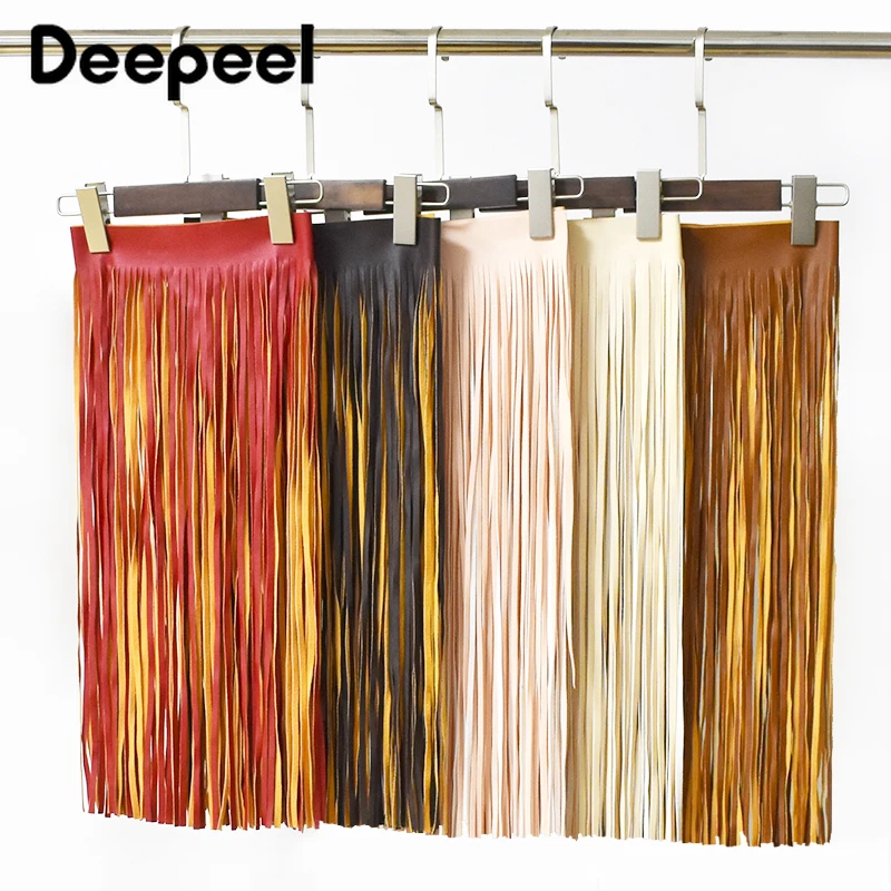 Tassel fringe Tassel decoration Tassel accessories Tassel trim Leather tassels 1Pc 66*50/70cm Extra Large Leather Tassel Lace Trim Fringe Ribbon for Jacket Clothing Dresses Decor Edging DIY Crafts Accessory