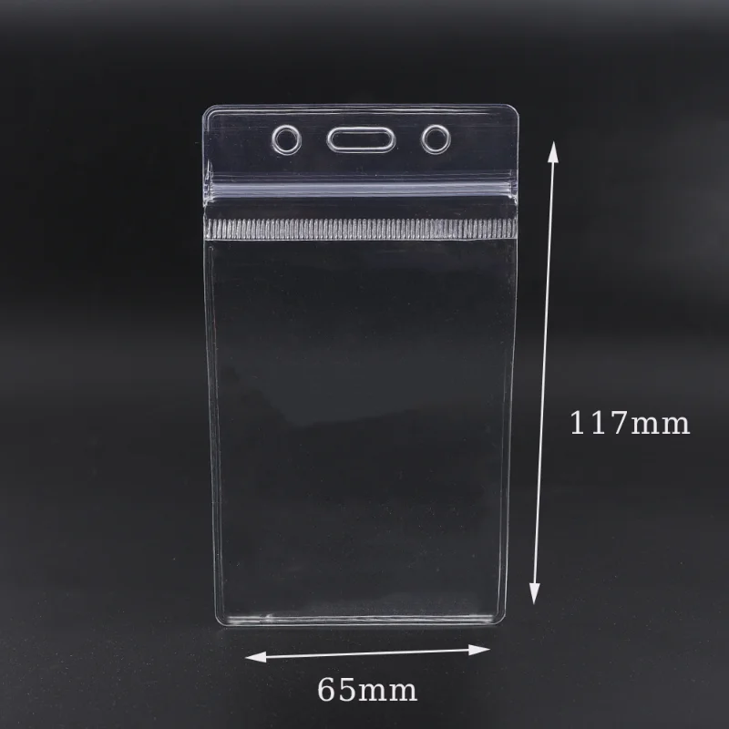 10/1PCS Waterproof Transparent Card Holder Plastic Card id Holders Case To Protect Credit Cards Card Protector Card Holder 6