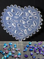 1PC Stone Flower Silicone Mold For Nails Decorations 3D Acrylic Stamping Plates DIY Design Manicure Mold 1