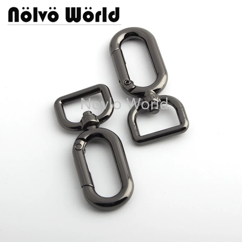 Nolvo World 10-50 Pezzi 16Mm 3 Colori Moschettone In Lega Di Inchiostro Moschettone Piccolo Collegare Moschettoni