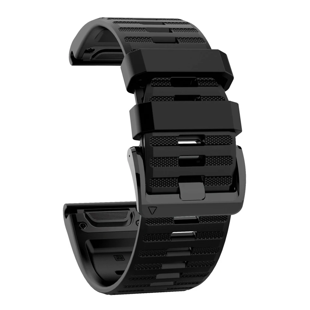 Fenix 6X 5X 3 D2 Tactix Bravo용 교체용 실리콘 밴드 스트랩