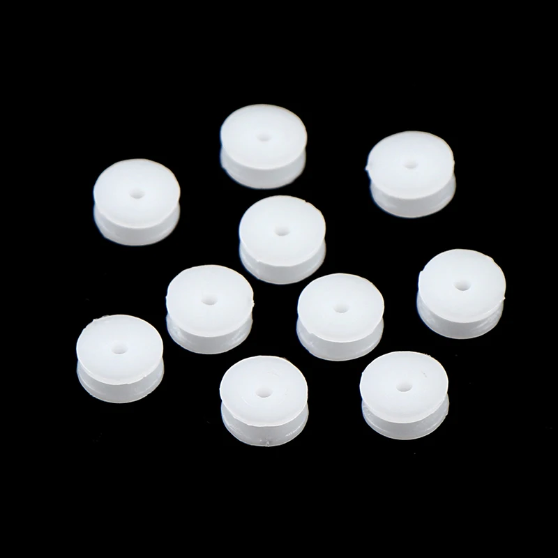 10PCS 2*9.3mm White Plastic Pulley Wheel Micro Mini Gear Motor Wheels for 2mm Shaft DIY Model Toy Outer Dia.9.3mm Inner Dia.2mm fixed pulley