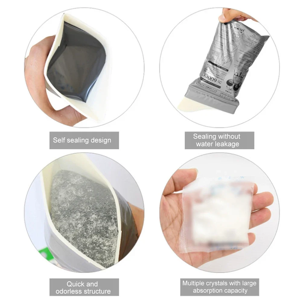 Disposable Urine Bag Outdoor Emergency Urine Bag 600ml 700ml Disposable Travel Mobile Toilet Vomit Bag Portable Urinal for Women Men Kids 40-1PCS