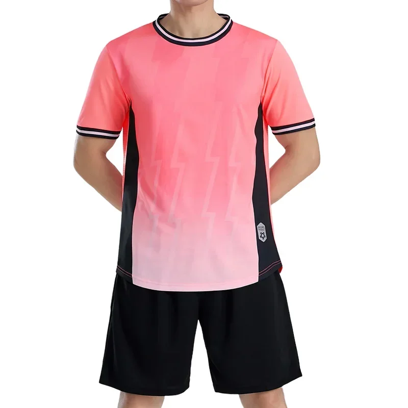 Adult Personalize Football Jerseys Soccer Uniform MAN Women Team Training Quick-Drying Sportswear Futsal Tracksuit Outfit