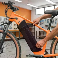 Couvercle de batterie au Lithium pour vélo électrique, cadre de batterie pour vélo électrique, housse de protection anti-froid et anti-poussière, protection en néoprène et Polyester, 1 pièce 1