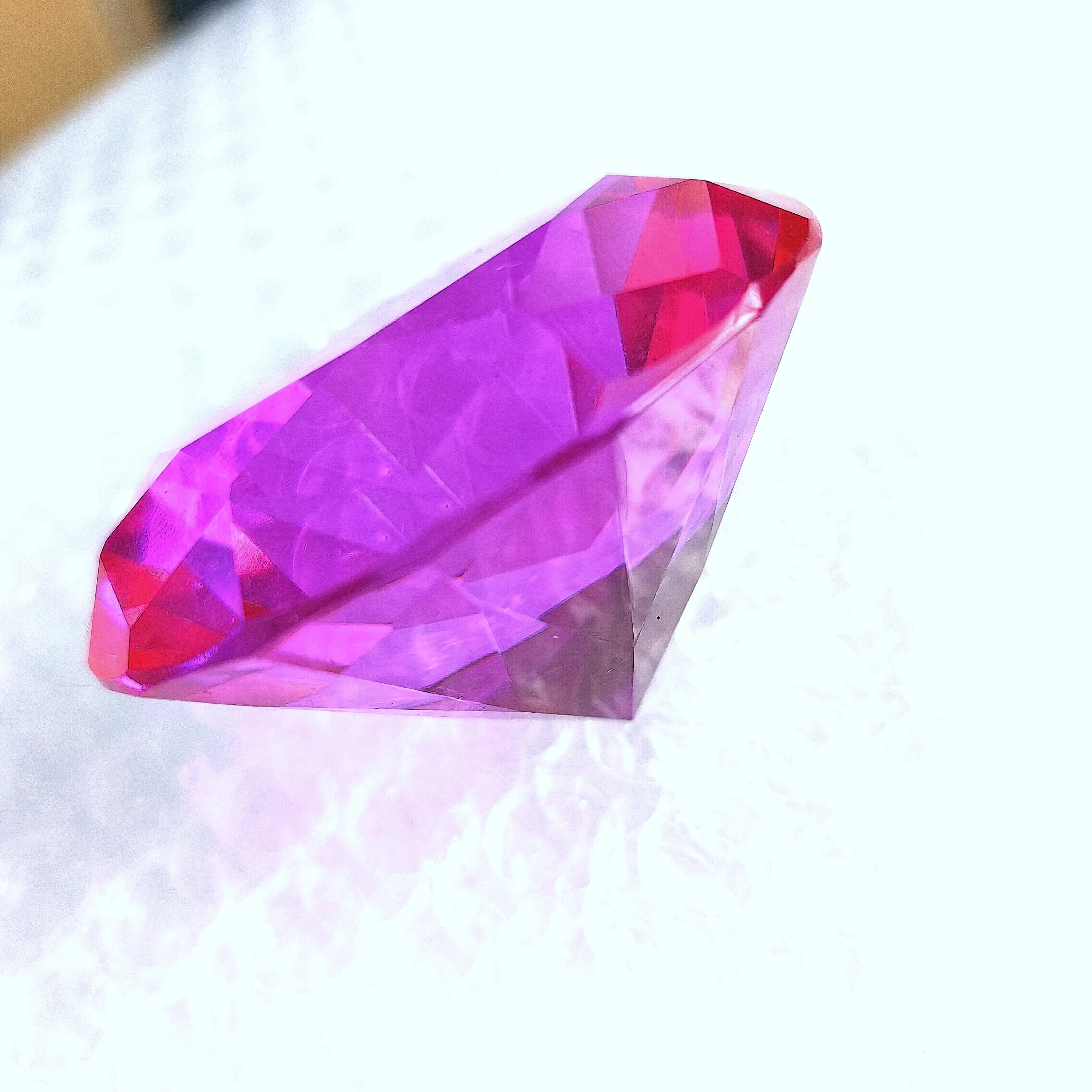 Vibrant Crystal Diamond Paperweight and Ornament Gift