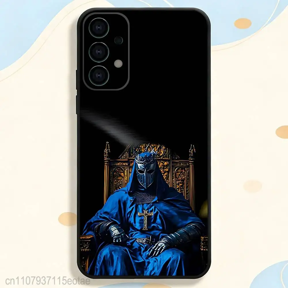 십자군 템플러 기사 아트 케이스 삼성 갤럭시 S26 S21 S25 FE S24 S23 울트라 S20 S9 S22 플러스 S10 TPU 커버