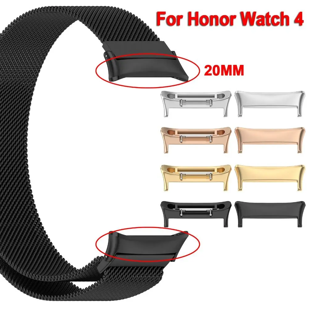 

2 шт., металлический соединитель для часов Honor Watch 4, 20 мм