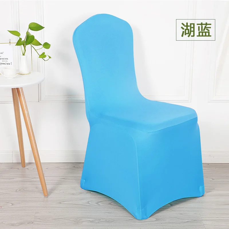 Elegant Red and White Elastic Chair Cover