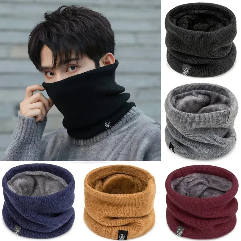 Knitted Neck Warmer Sports Face Scarf
