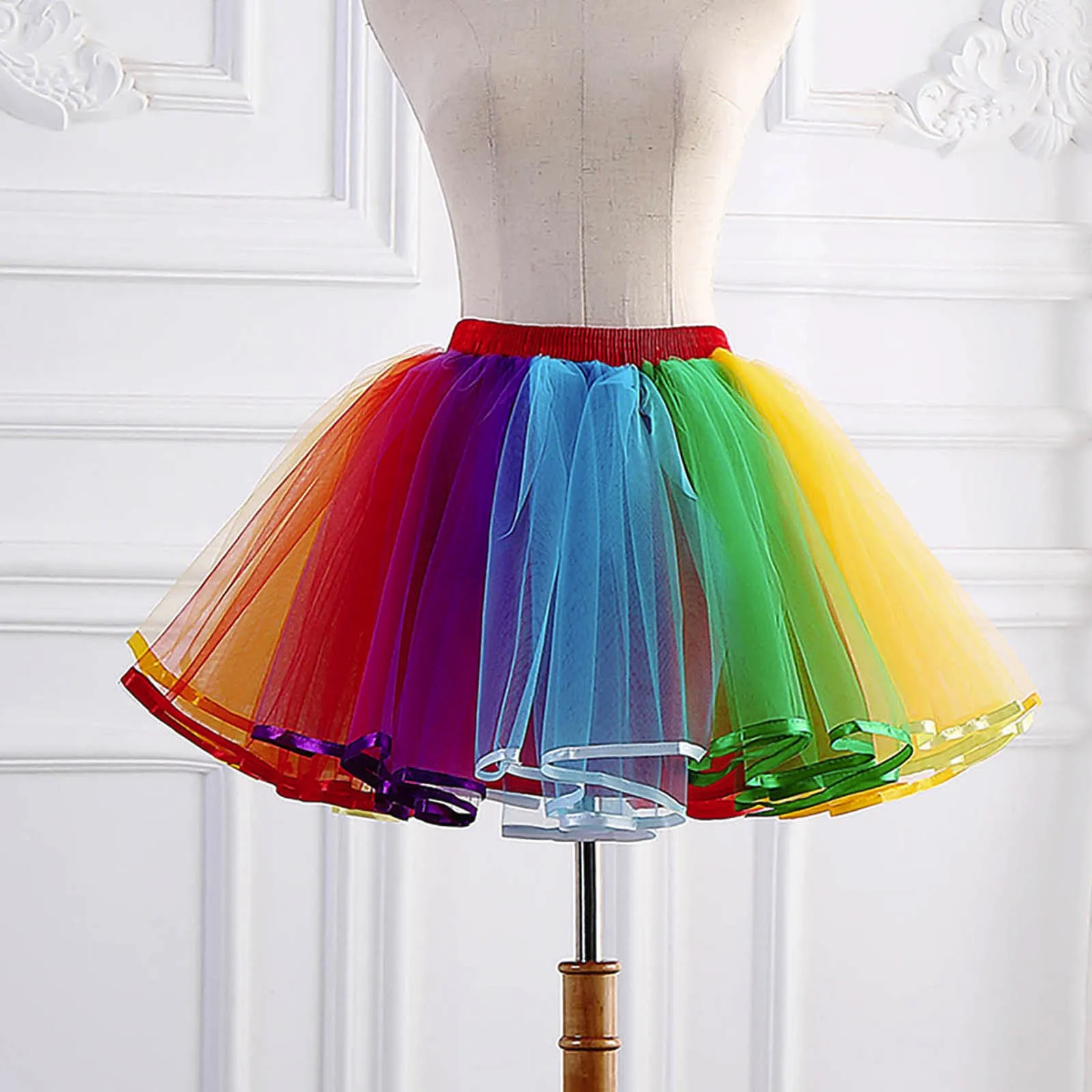 Unicorn Tutu Multicolor Tutu De Arco Iris Tutu Mujer Falda Tutú