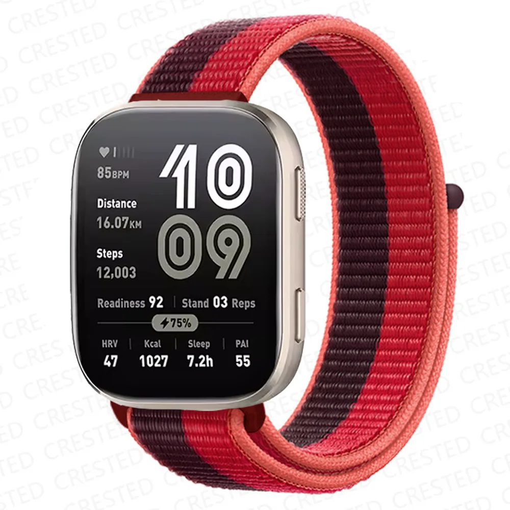Nylon Loop Watchband Bracelet - 22mm Strap Replacement