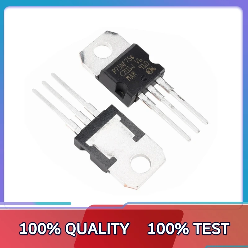 Mosfet Stp75nf75 50 Pezzi (P75NF75) TO-220 - Transistori Ad Alta Potenza Per Riparazioni E Progetti Elettronici Sn770 2 TB - Foto 7