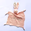 Name Personalized Embroidered Baby Comforter Muslin Cotton Soothing Sleeping Security Blanket Baby Birth Gift 3