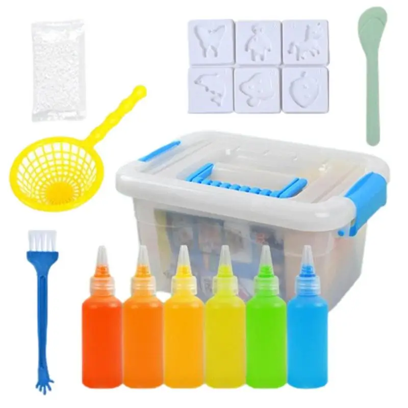 

Magic Water ELF Toy Creative 3D Magic Gel Craft Kit Magic Water Kids Toy Ocean Mold For Kids Birthday Gift