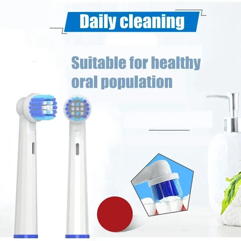4Pc Replacement Brush Head Oral B io10/9/8/7/6/5/4/3/2 Cross Clean Action Electric Toothbrush Heads Suitable Nozzle