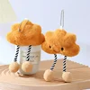 1Pcs Kawaii Plush White Cloud Stuffed Doll Toy Pendant Keychain Backpack Hangings Charms Car Keyring Decoration Gifts 2