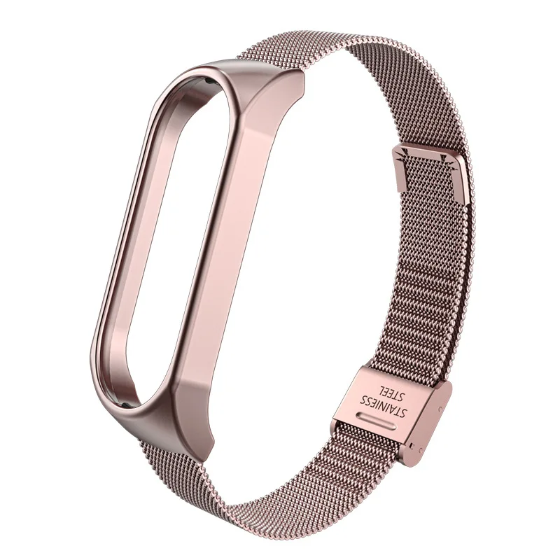 Metal Strap For Xiaomi Mi Band 6 5 4 3 Wrist Bracelet Screwless watchband Bracelet Replacement Sport Wrist Wristband mi band 