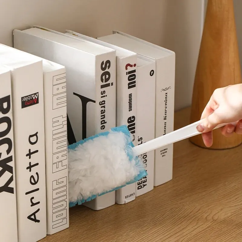 Cleaning Duster Disposable Non-Woven Static Dust Removal Duster 6 Replacements Computer Cleaning Household Dusting