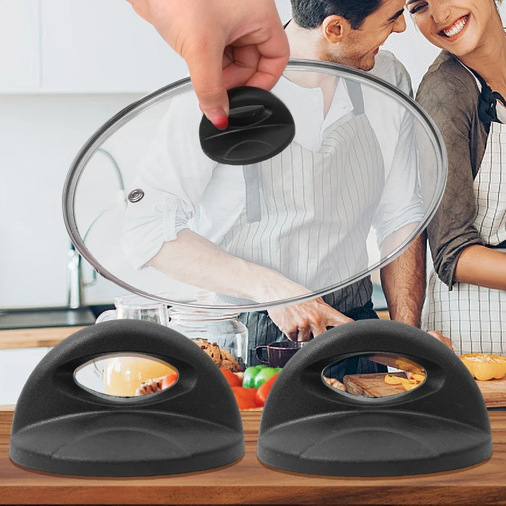 2/1pcs Replacement Lifting Handle Universal Pot Lid Holding Handle Glass Lib Cover Knob Cap Home Kitchen Cookware Handgrip