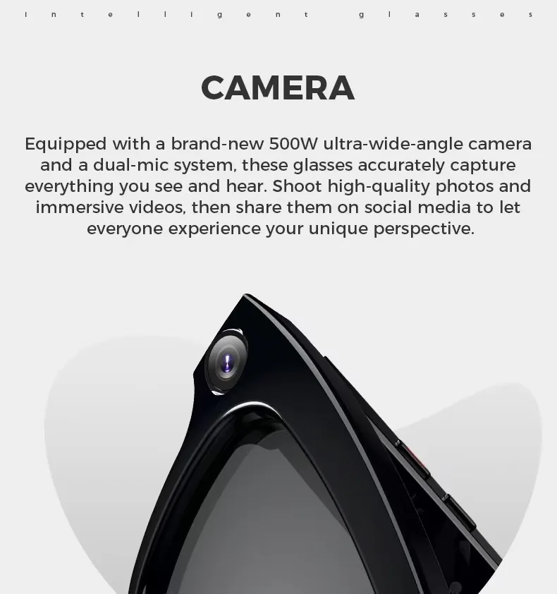 Smart Glasses AI Translation Camera