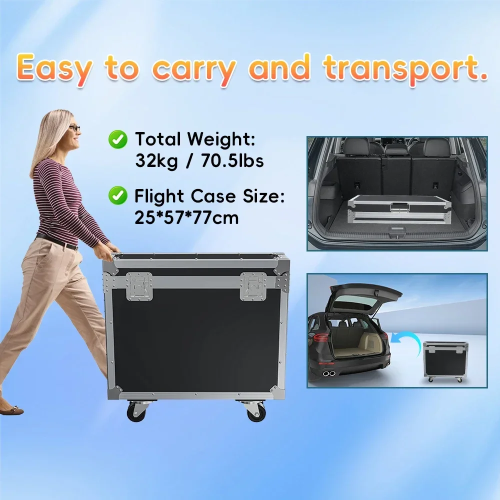 DSLR Photo Booth Shell with Lights Selfie 12.9in 11in ipad Photobooth Machine Camera for Christmas Party Events with Flight Case Sfad7dafc70de44ed9757623a2e80b43dK