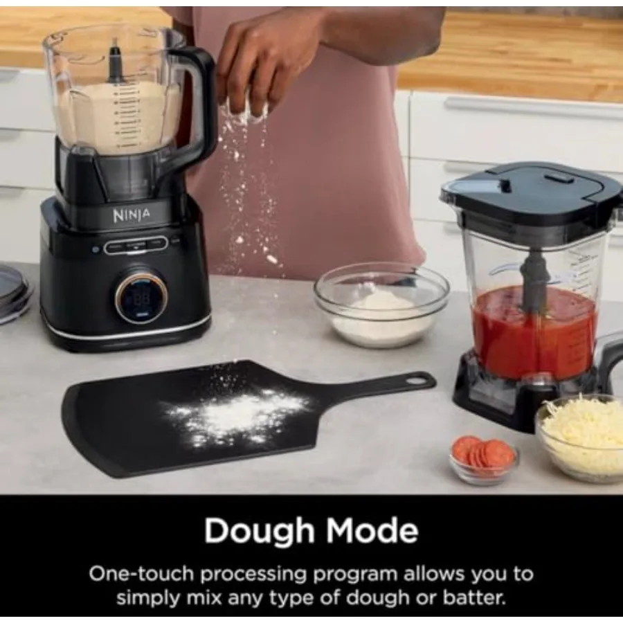 Ninja Detect Power Blender Pro + TB301 Personal 24 oz Single-Serve Compact Kitchen Countertop BlendSense Technology 1800 W 72 o