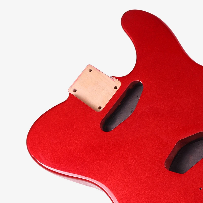 TL Guitar Body Alder Metal Red For Tele Style, Electric Guitar Replacement Building Kits and DIY