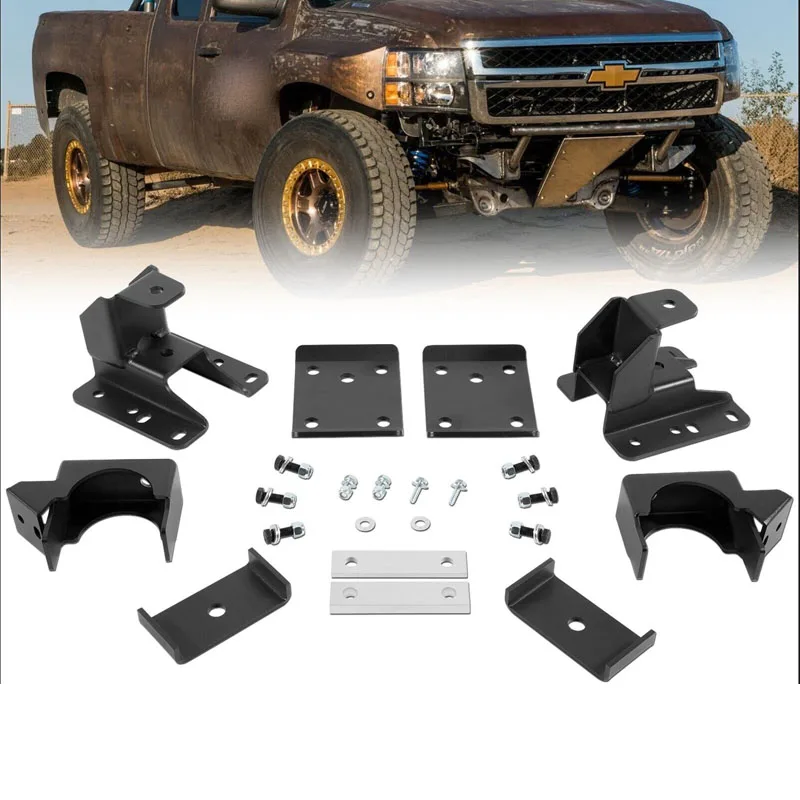 

301360 Rear Flip Kit 5-6 Inch Lowering Drop Rear Axle Kit Suitable for Chevy Silverado 1500 & for GMC Sierra 2007-2020