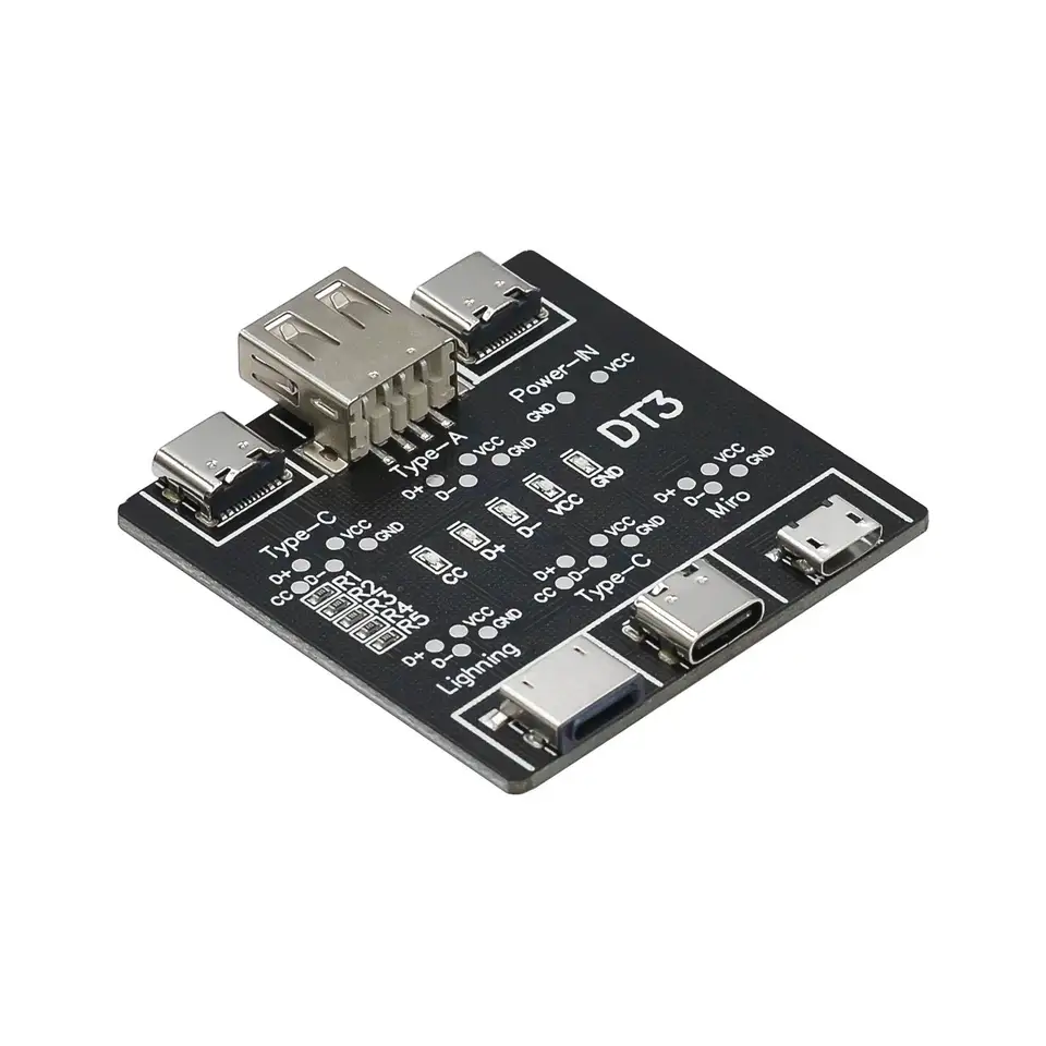 USB Data Cable On-Off Detection Board for Micro Type-C Port DT3 USB Cable Tester Fast Detection Lightweight Durable image 6