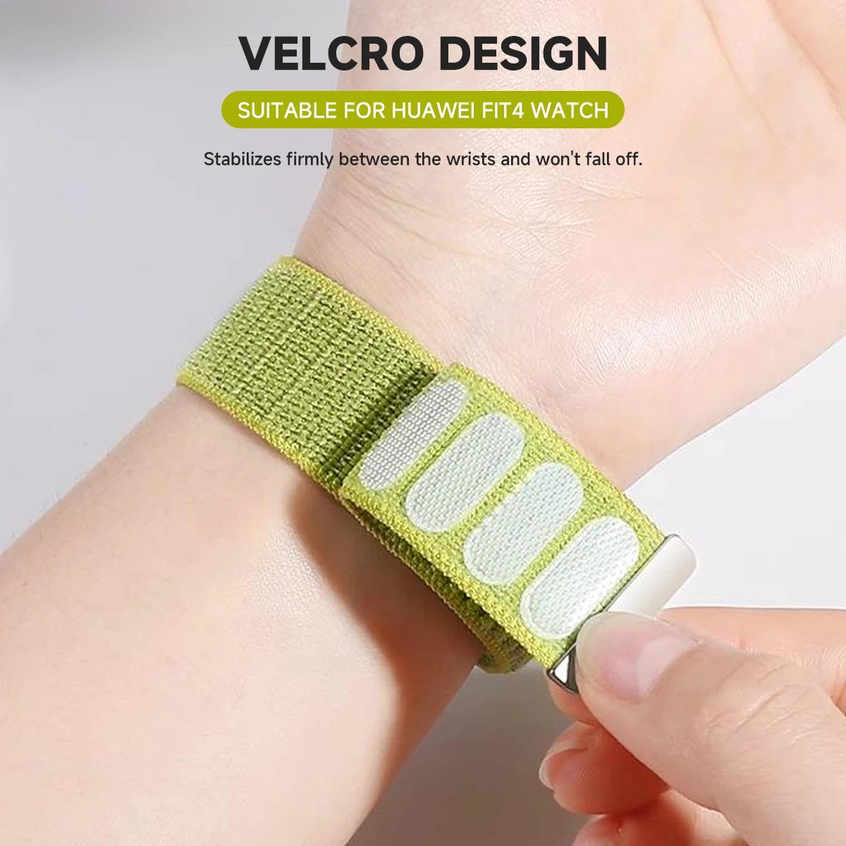 Field Nylon Loop Strap - Woven Sports Smartwatch Wristband Bracelet