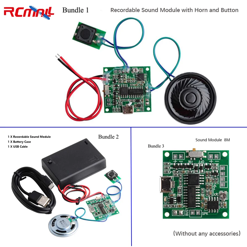 Controle de Botão 8m Mp3 Wav Music Voice Player Placa Programável com Alto-falante para o Dia das Mães Música Diy