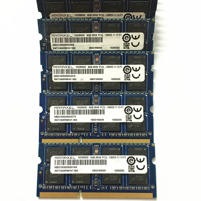 Ramaxel RAMS DDR3 8GB 1600MHz Laptop memory DDR3 8GB 2RX8 PC3L