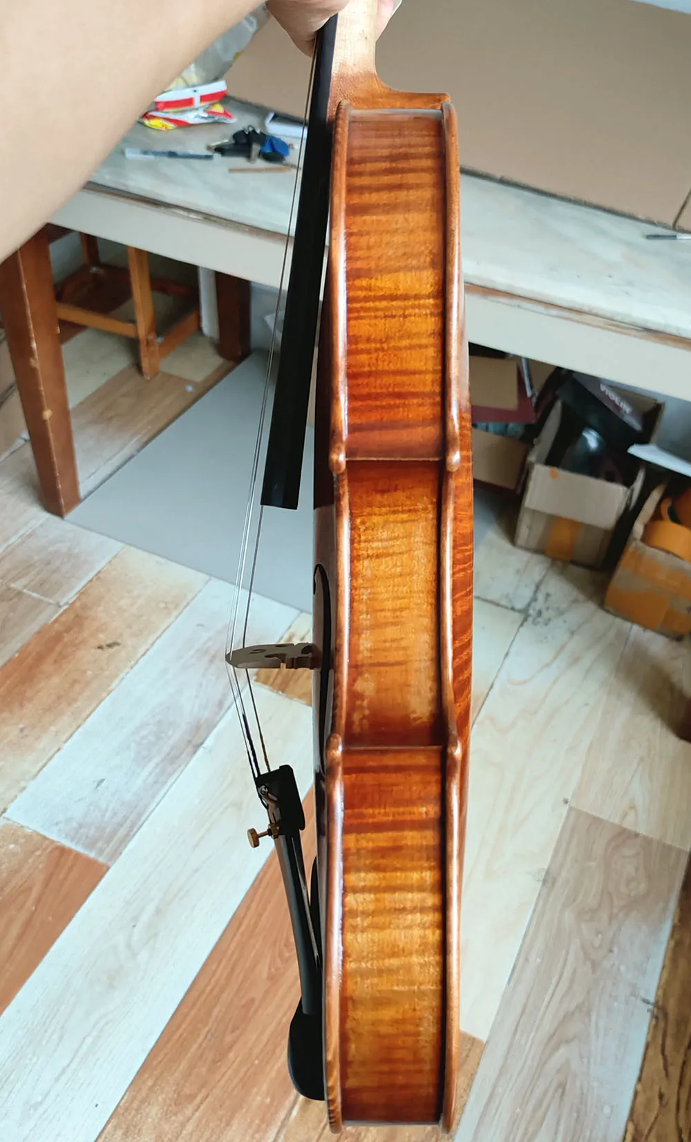 Antonio Stradivarius 1714 Soil Copy Professional Violin 4/4 Size #3742 Master European Spruce Handmade Oil Varnish