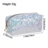 New Fashion Glitter High-capacity Makeup Bag Mermaid Sequin Pen Bag Cosmetic Storage Bag Lazy Makeup Zipper Pouch Handbags 5