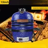 13-Inch Ceramic Grill Household Charcoal Egg-Shaped 2