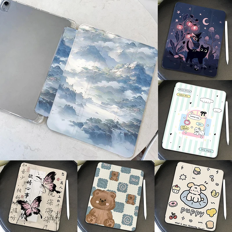 Landscape Painting Tablet Case Cover