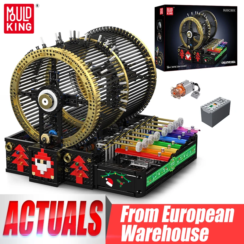 Mould King 10170 Technical Building Block The Motorized Music Box z EU za $116.25 / ~437zł