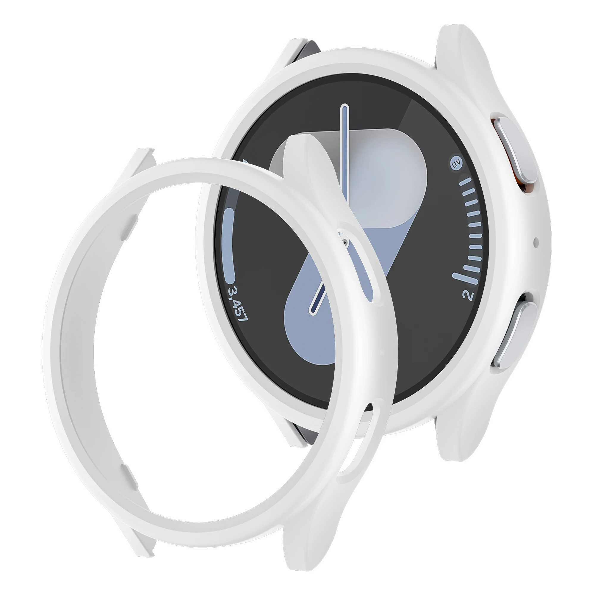 Durable PC Frame Protective Bumper Shell Cover for Samsung Galaxy Watch 7