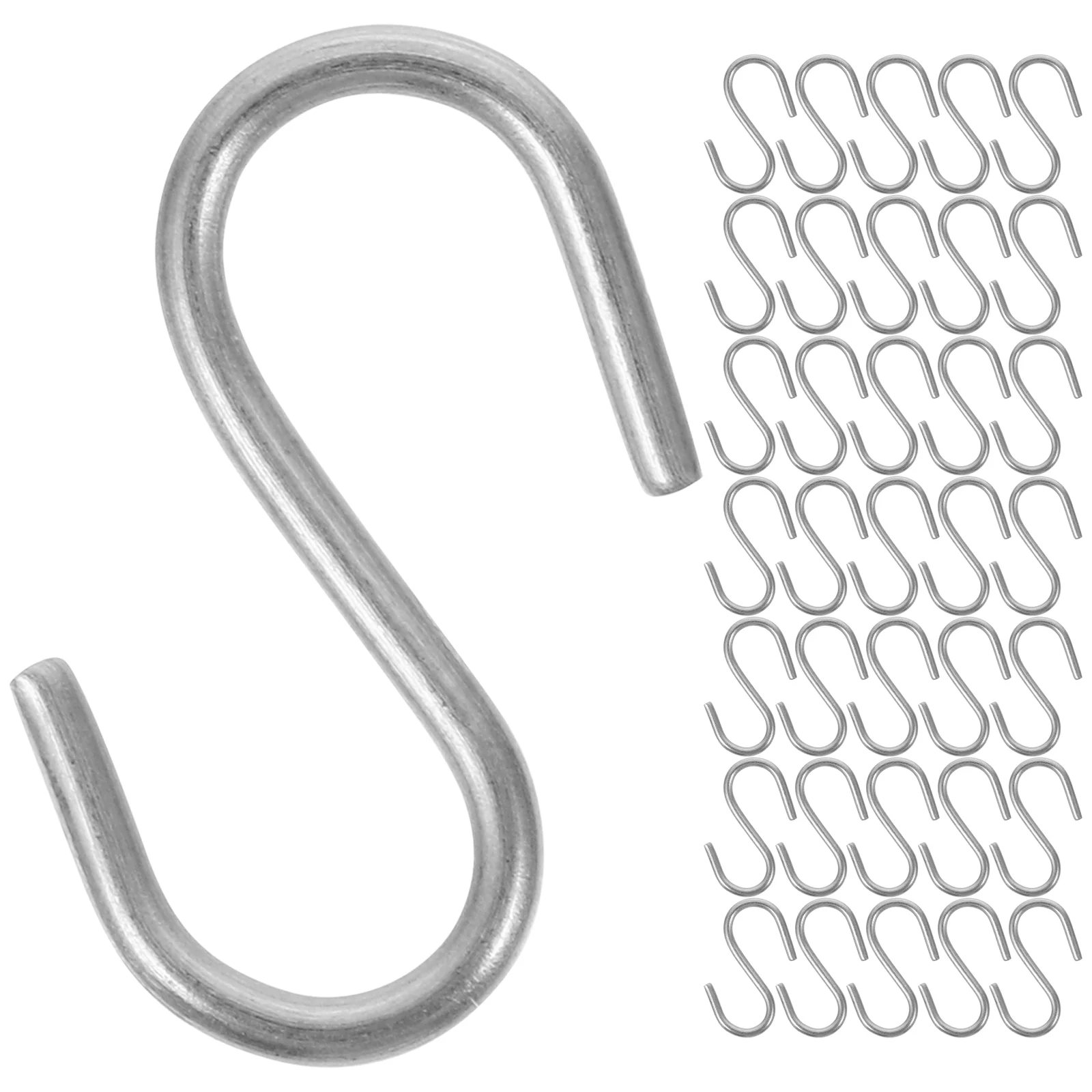 

100 Pcs Hook Hat Hanger for Home Clothes Hooks Closet Coat Plant Metal Punch Free Iron Kitchen Towel