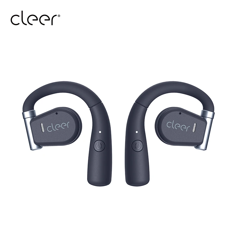 Cleer-Arc 3D 사운드 오픈 이어 후크 진정한 무선 이어 버드, 블루투스 5 헤드폰, 오픈 백 충전 케이스, 핸즈프리 헤드셋