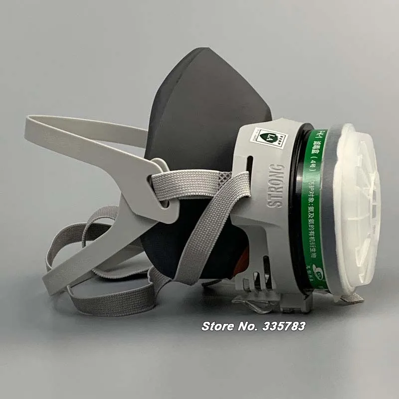 Gas Respirator Face Masks ST-FDG gas mask respirator Gray-black rubber comfortable protective mask spray paint pesticide industry Multipurpose safety