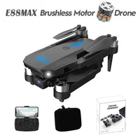 E88MAX Brushless HD Dual Camera WIFI FPV Drone RC Foldable Quadcopter Helicopter Children’s Toys