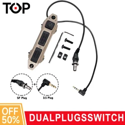 WADSN tactical button pressure switch crane flashlight PEQ NGAL DBAL laser Crane/SF/2.5/3.5 New plug M-LOK/KEYMOD Picatinny rail